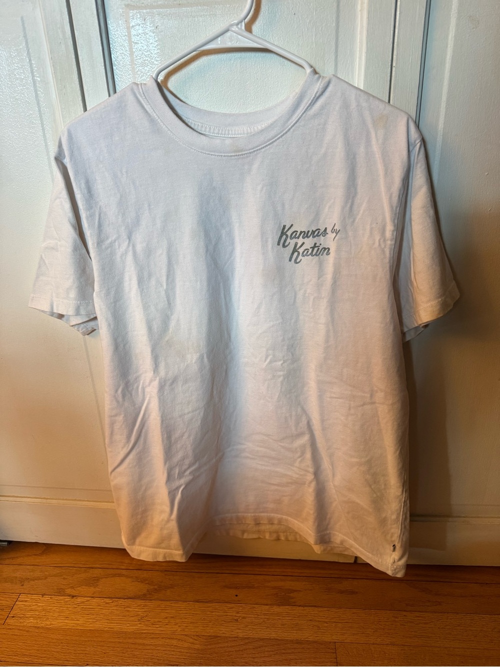 Katin White Short-Sleeve Tee with Small Script Logo